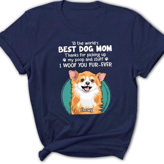 Discover Thank You Dog Mom Dad - Personalized Custom Women's T-shirt 