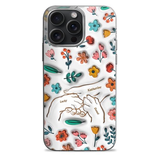 Discover Paw And Hand Custom Gift For Dog Pet Lovers Personalized Phone Case