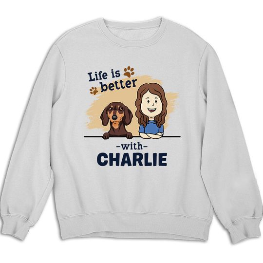 Discover With Dog - Personalized Custom Sweatshirt 