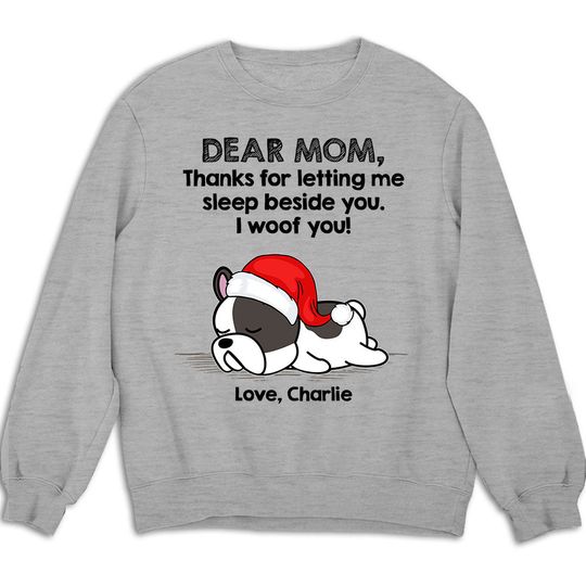 Discover Sleep Beside Dog - Personalized Custom Sweatshirt