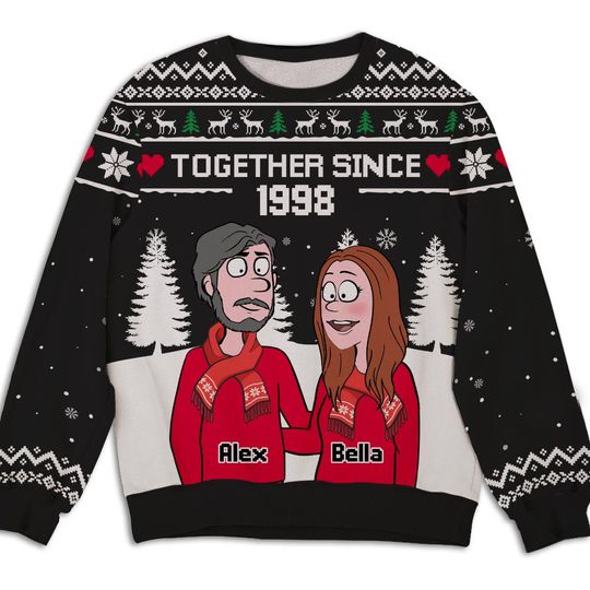 Discover Winter Together - Personalized Custom All-Over-Print Sweatshirt