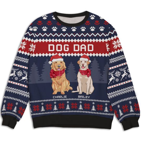 Discover For Dog Parents - Personalized Custom All-Over-Print Sweatshirt 