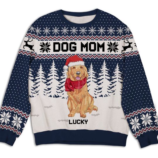 Discover Dog Snow Forest - Personalized Custom All-Over-Print Sweatshirt 