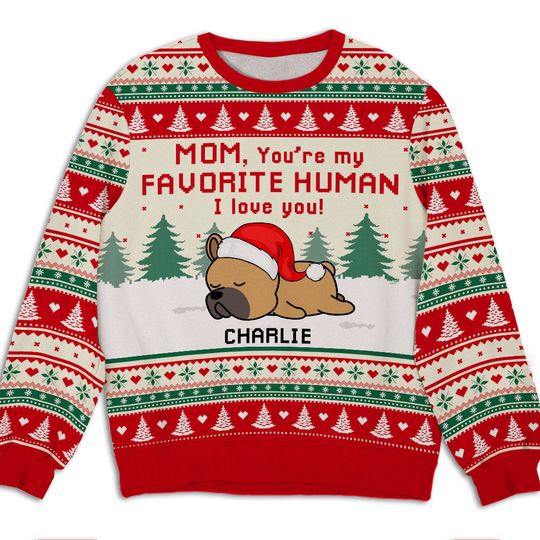Discover To My Favorite Human - Personalized Custom All-Over-Print Sweatshirt 