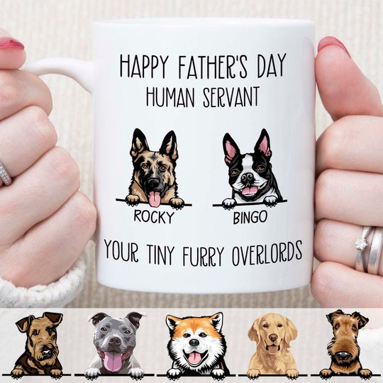 Discover Human Servant Personalized Custom Dog Mug