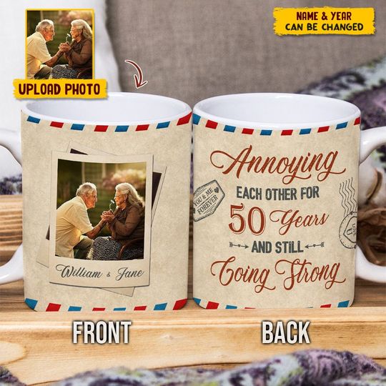 Discover Custom Image Annoying Each Other For Years And Still Going Strong Mug