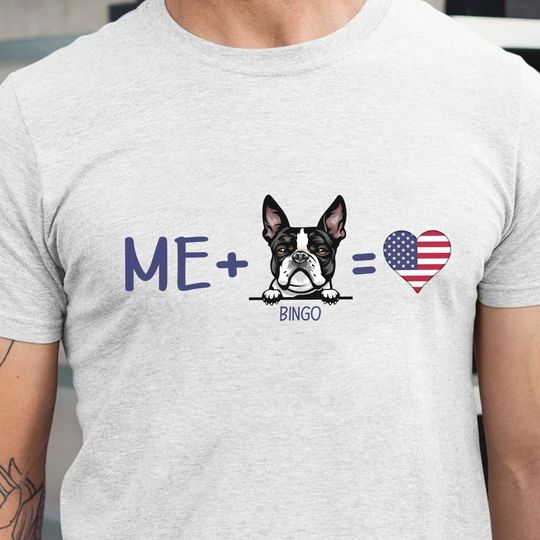 Discover Me And My Dog Personalized Custom Dog Bright Unisex T-Shirt