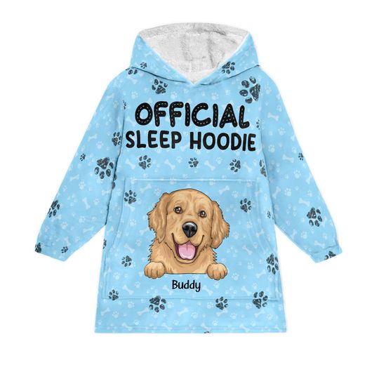 Discover  Sleep Hoodie - Personalized Oversized Blanket Hoodie - Loving Gift For Dog Mom, Cat Mom
