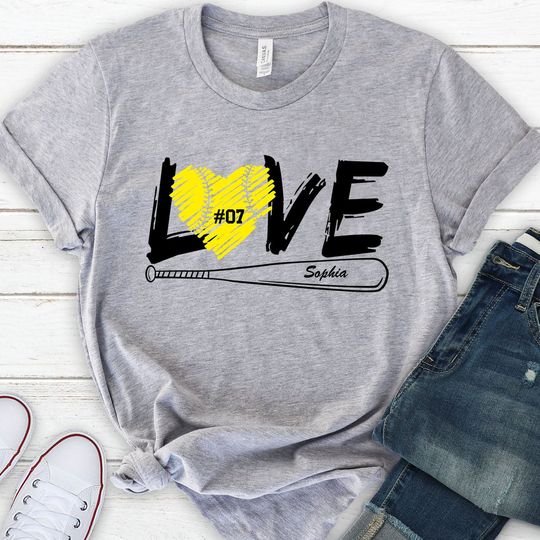 Discover Softball Lover Fan Shirt Personalized Custom Unisex T-Shirt
