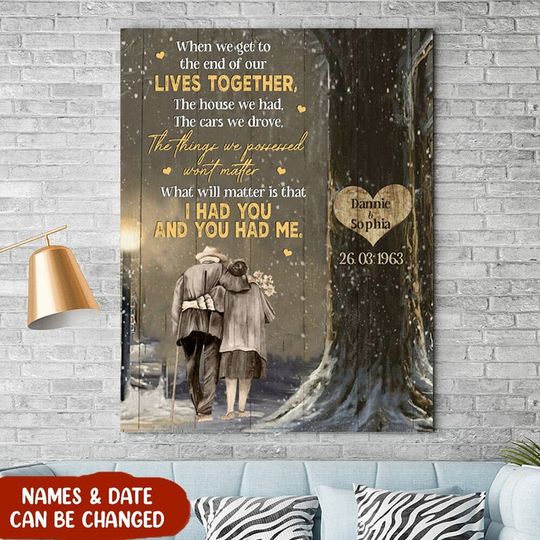 Discover I Had You And You Had Me Personalized Canvas