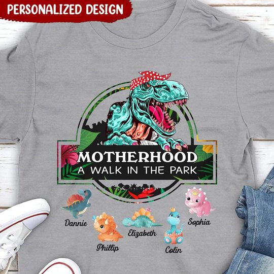 Discover MotherHood A Walk In The Park Personalized T-Shirt