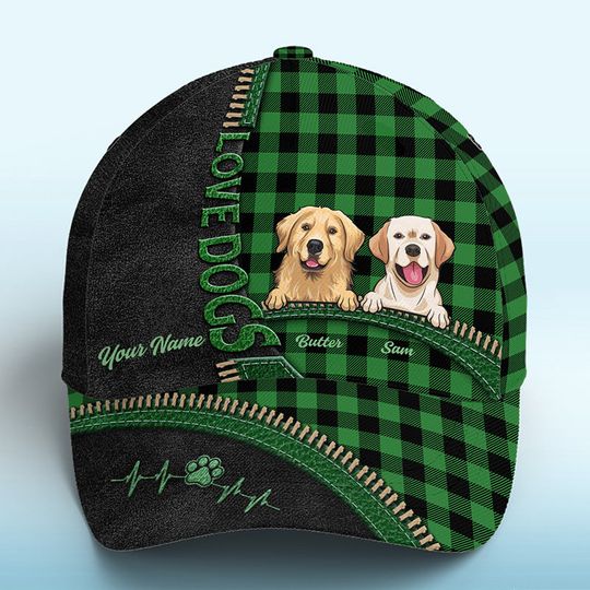 Discover My Kids Have Paws - Dog Personalized Custom Hat, All Over Print Classic Cap - Christmas Gift For Pet Owners, Pet Lovers