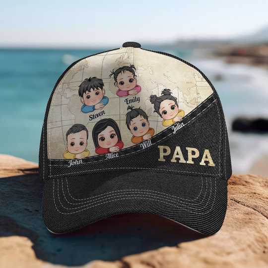 Discover Father’s Day Gift For Papa - Personalized Classic Cap