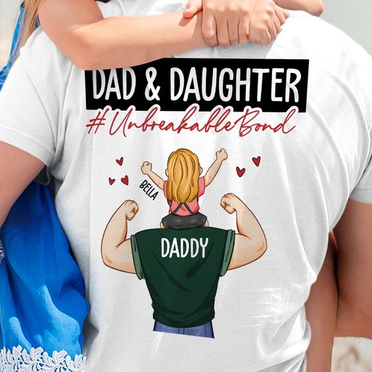 Discover We Are An Unbreakable Bond - Personalized Back Printed Shirt