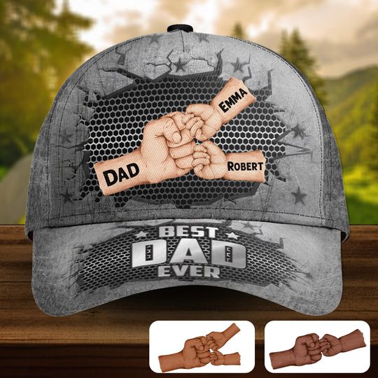 Discover Best Dad Ever - Personalized Classic Baseball 3D Cap