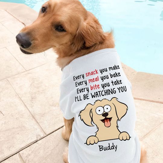 Discover I'll Be Watching You - Personalized Pet Shirt