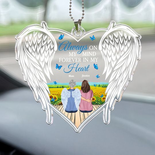 Discover Forever In My Heart - Personalized Car Ornament