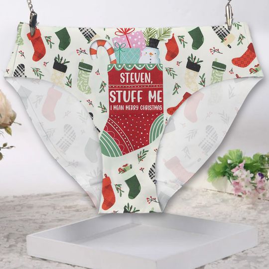 Discover Stuff Me - Personalized Funny Gift For Her Adult Women's Briefs, Underwear