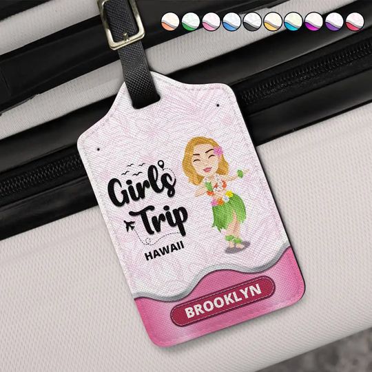 Discover Girls Trip Custom Personalized Luggage Hang Tag