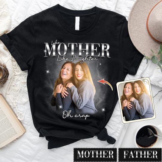 Discover Like Mother Father Like Son Daughter Oh - Personalized Mother T-shirt
