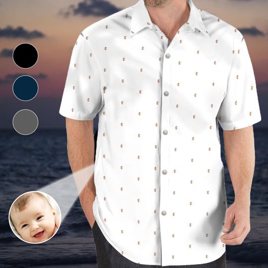 Discover Custom Hawaiian Shirt With Faces - Personalized Father Hawaiian Shirt