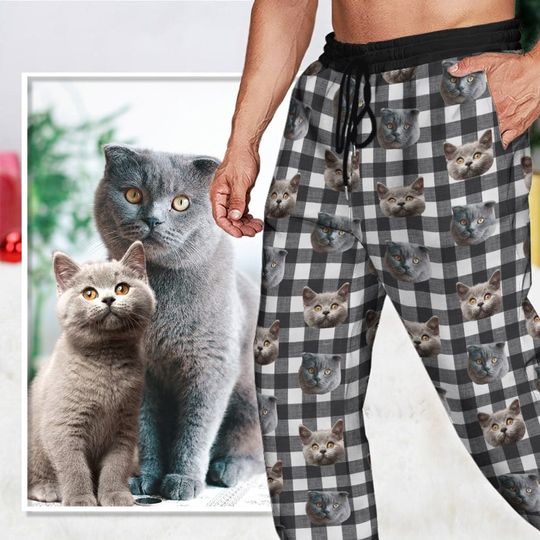 Discover Upload Photo Dog Cat Personalized Sweatpants
