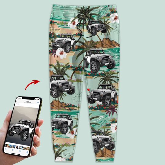 Discover Personalized Photo Car Men and Women's Sweatpants