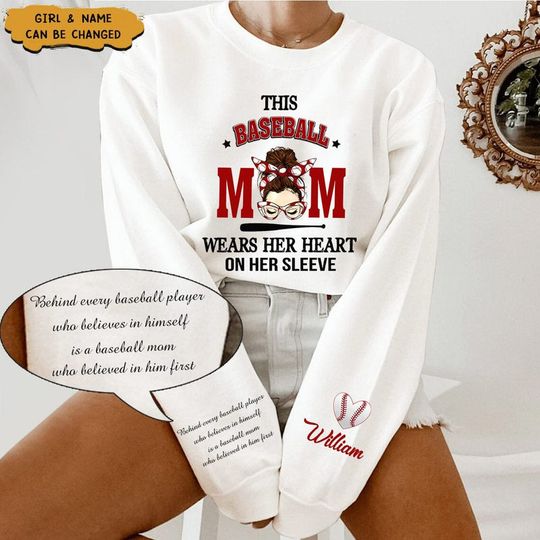 Discover Customized Baseball Mom Mothers Day Sport Lover Mommy Mum Best Gift Sweater 3d