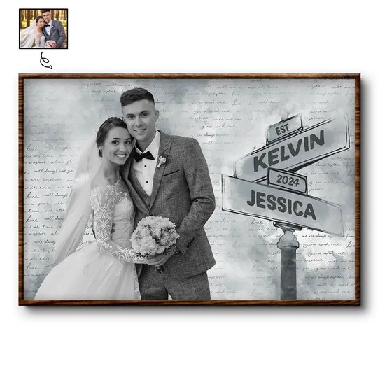 Discover Custom Photo I Love You Couples - Personalized Poster