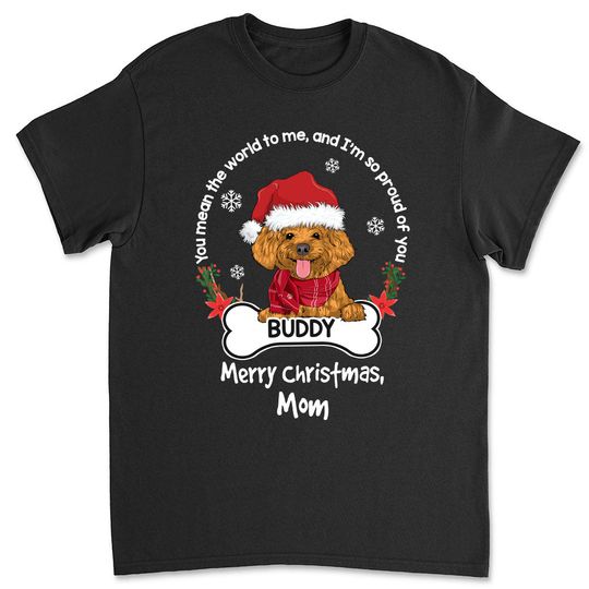 Discover Proud Of You Dog Parents Personalized Pet Dogs Lover Custom Unisex T-Shirt