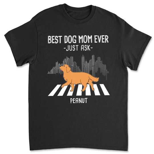 Discover Dog Crossing Personalized Pet Lover Custom Unisex T-shirt