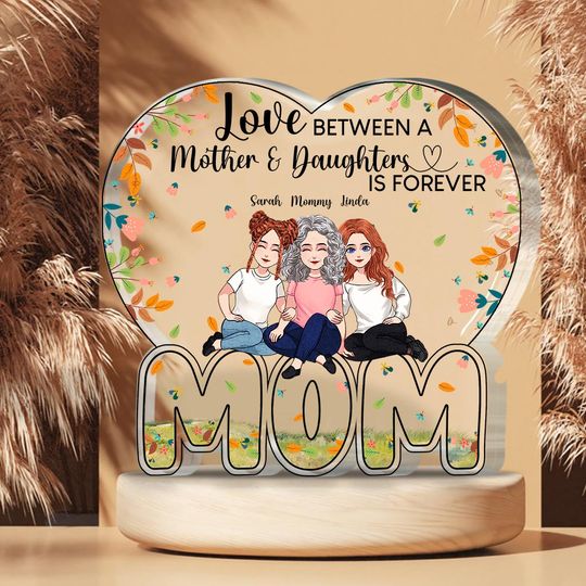 Discover Love Forever - Personalized Mother's Day Mother Custom Shaped Acrylic Plaque