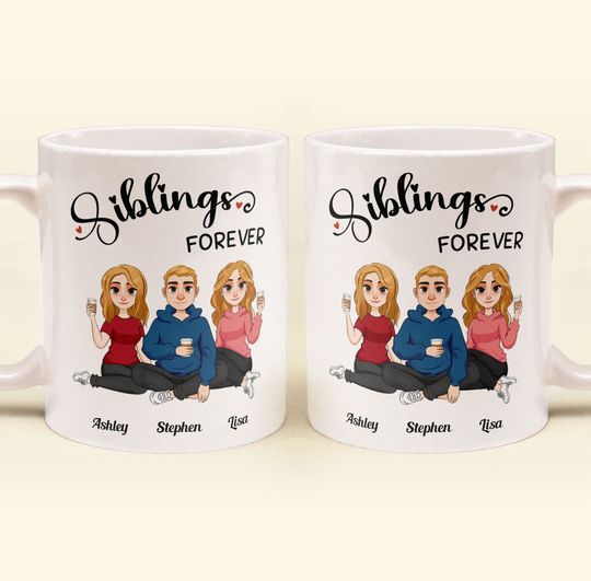 Discover Siblings Forever - Personalized Mug