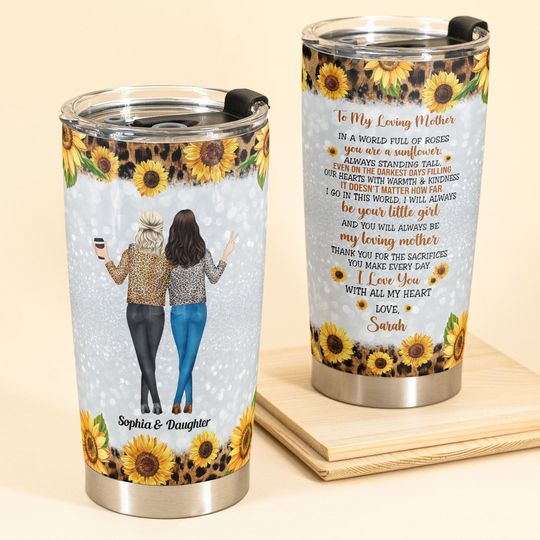 Discover To My Loving Mother - Personalized Tumbler Cup - Birthday Gift For Mother, Mom