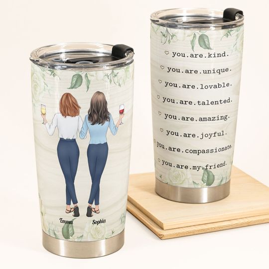 Discover You Are My Friend - Personalized Tumbler Cup - Gift For Friend, Bestie, Bff