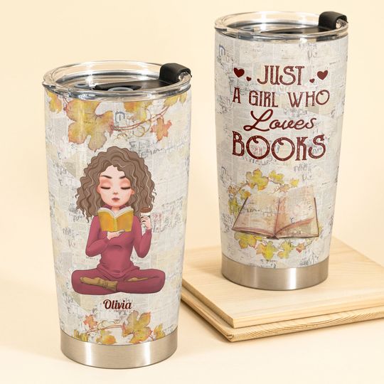Discover That's What I Do I Read Books - Personalized Tumbler Cup - Birthday Gift For Book Lovers