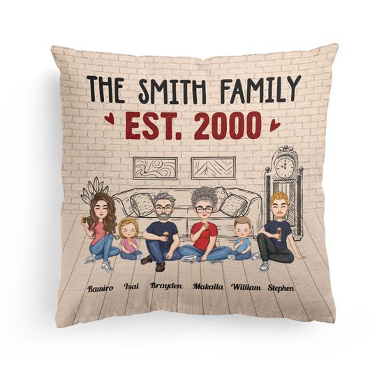 Discover The Smith Family - Personalized Pillow