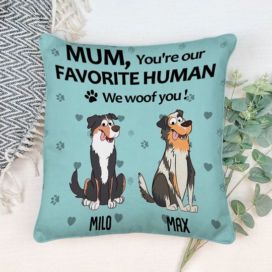 Discover To My Favorite Human - Personalized Custom Throw Pillow 