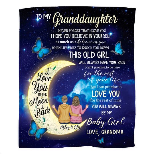 Discover Granddaughter - To My Granddaughter Never Forget That I Love You...- Personalized Blanket