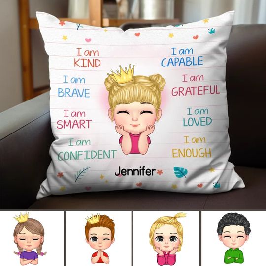 Discover I Am Kind - Personalized Pillow