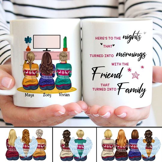 Discover Besties - Friend That Turned Into Family - Personalized Mug