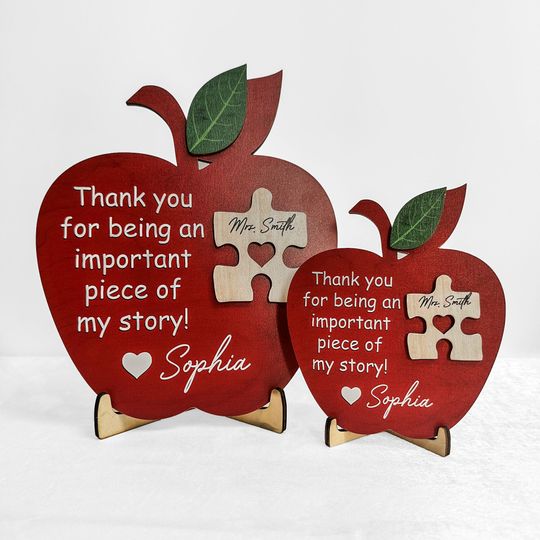 Discover Thank You, Teacher - Personalized 2 Layers Wooden Plaque