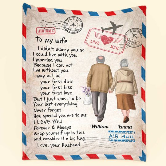 Discover Wrap Yourself Up In This Blanket - Personalized Blanket - Anniversary Gifts For Her, Wife