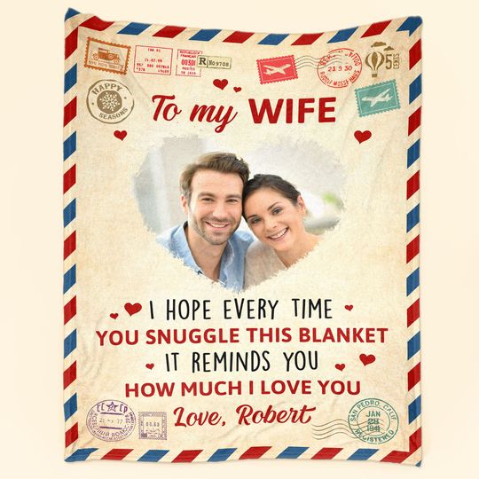 Discover I Love You - Personalized Photo Blanket