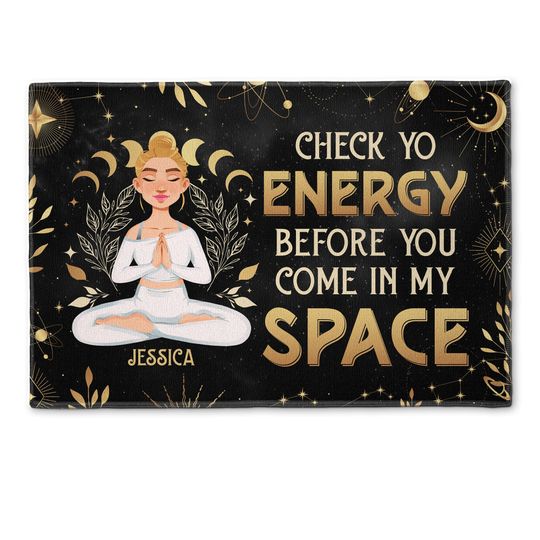 Discover Before Coming In My Space - Personalized Doormat
