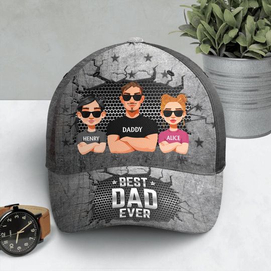 Discover Best Dad Ever - Personalized Classic Cap