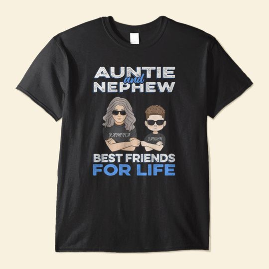 Discover Auntie Niece Nephew Family Custom Shirt Gift