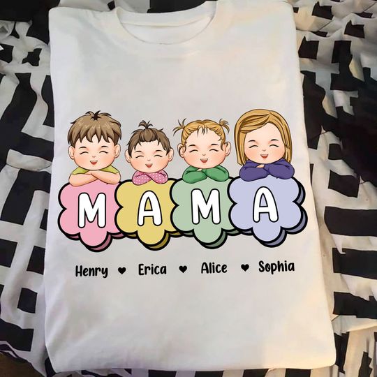 Discover Mom - Flower Version - Personalized Shirt