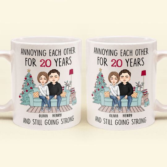 Discover Annoying Each Other For Many Years - Personalized Mug - Birthday, Anniversary Gift For Couple, Husband, Wife, Lover - Christmas Vibes