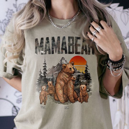 Discover Mamabear - Personalized  Tee